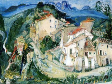 抽象的かつ装飾的 Painting - カーニュ・シャム・スーティン表現主義の見解